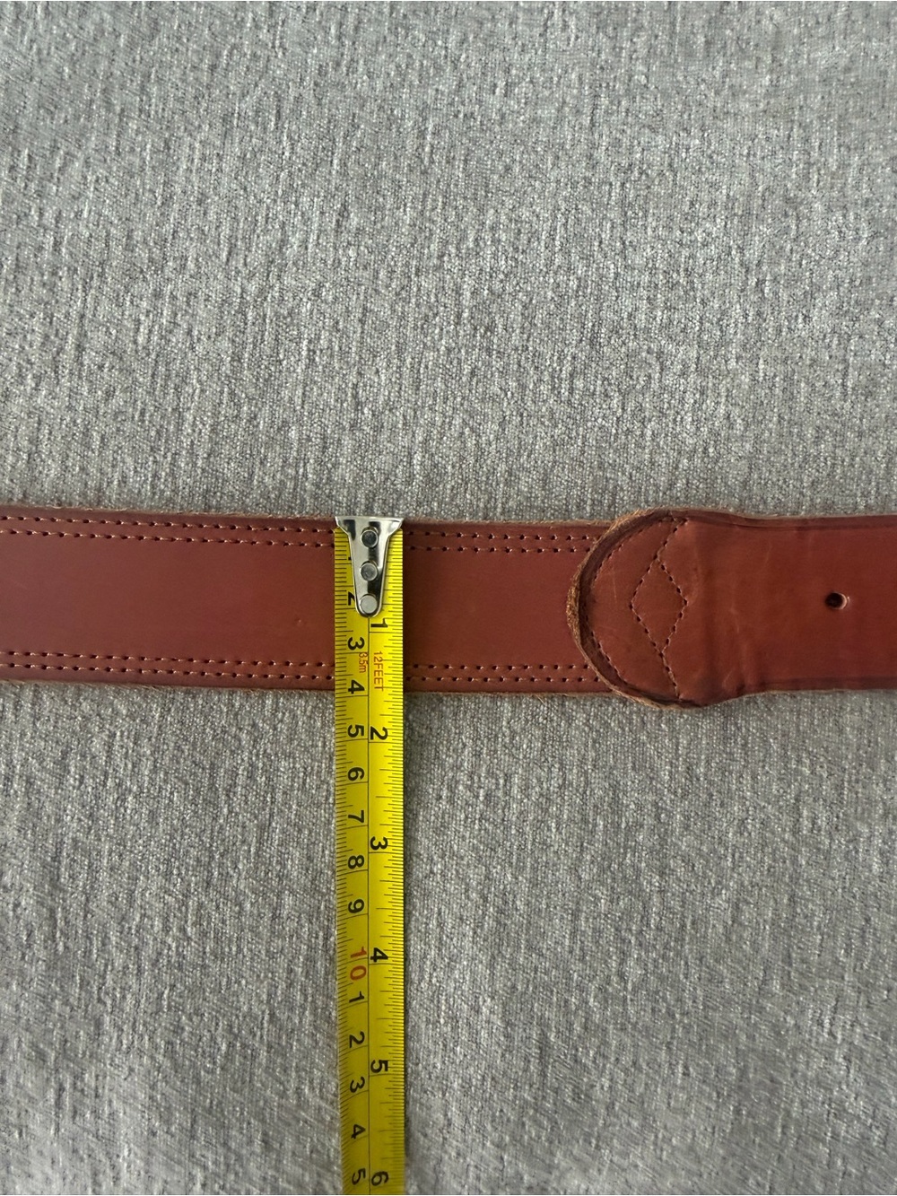 Lauren Ralph Lauren Women's Wide Saddle Leather Equestrian Brown Belt - Picture 12 of 13